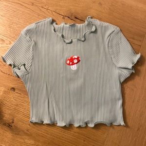 ✨NWOT✨ Shein Kids Mushroom Crop Top